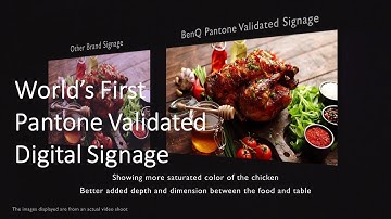 Comparison Video: BenQ #4K #UHD #Digital #Signage for Optimum Color Performance