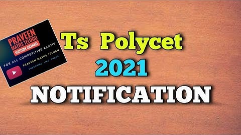 #TS #POLYCET #2021NOTIFICATION || APPLICATION DATE || LATEST