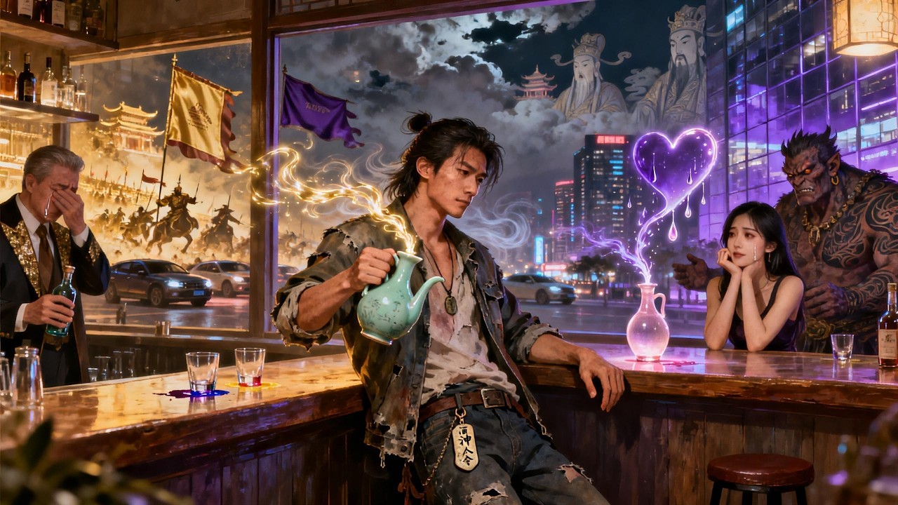 인간계로 내려와 시련을 겪으며 사랑과 시련의 술을 빚었는데, 뜻밖에도 그 술이 육계를 뒤흔들어 버렸습니다. 이제 조용히 가게 문을 닫고 싶을 뿐입니다. #250308jnB2