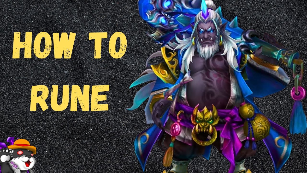 How To Rune Jeongnam (Water Dokkaebi Lord)  Summoners War