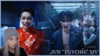 JUN 'PSYCHO' Official MV Reaction ll One Of The Coolest Soloists In The Game