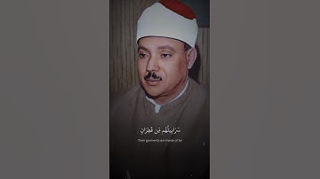 وتَرى الْمُجْرِمينَ يَومَئذٍ مّقَرَّنينَ في الأصْفادِ | عبد الباسط عبد الصمد | سورة إبراهيم | #quran