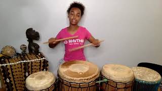 West African Drumming Dunduns: Beat your Drum for Cruinniú na nÓg by The Creative Ireland Programme.