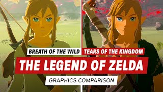 The Legend of Zelda: Breath of the Wild vs Tears of the Kingdom Graphics Comparison