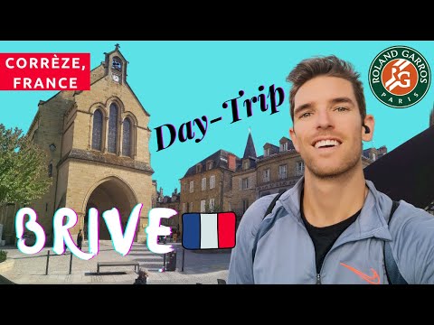 Day-Trip to BRIVE-LA-GAILLARDE for the Roland Garros Final! | Château d'Eau | Travel Corrèze, France