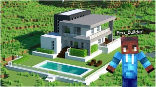 How to Build a Modern House like a Pro! - Minecraft Build Tutorial