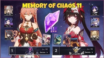 Sparkle Dr Ratio Hypercarry & Guinaifen DOT - MOC 11 - Honkai Star Rail 2.0