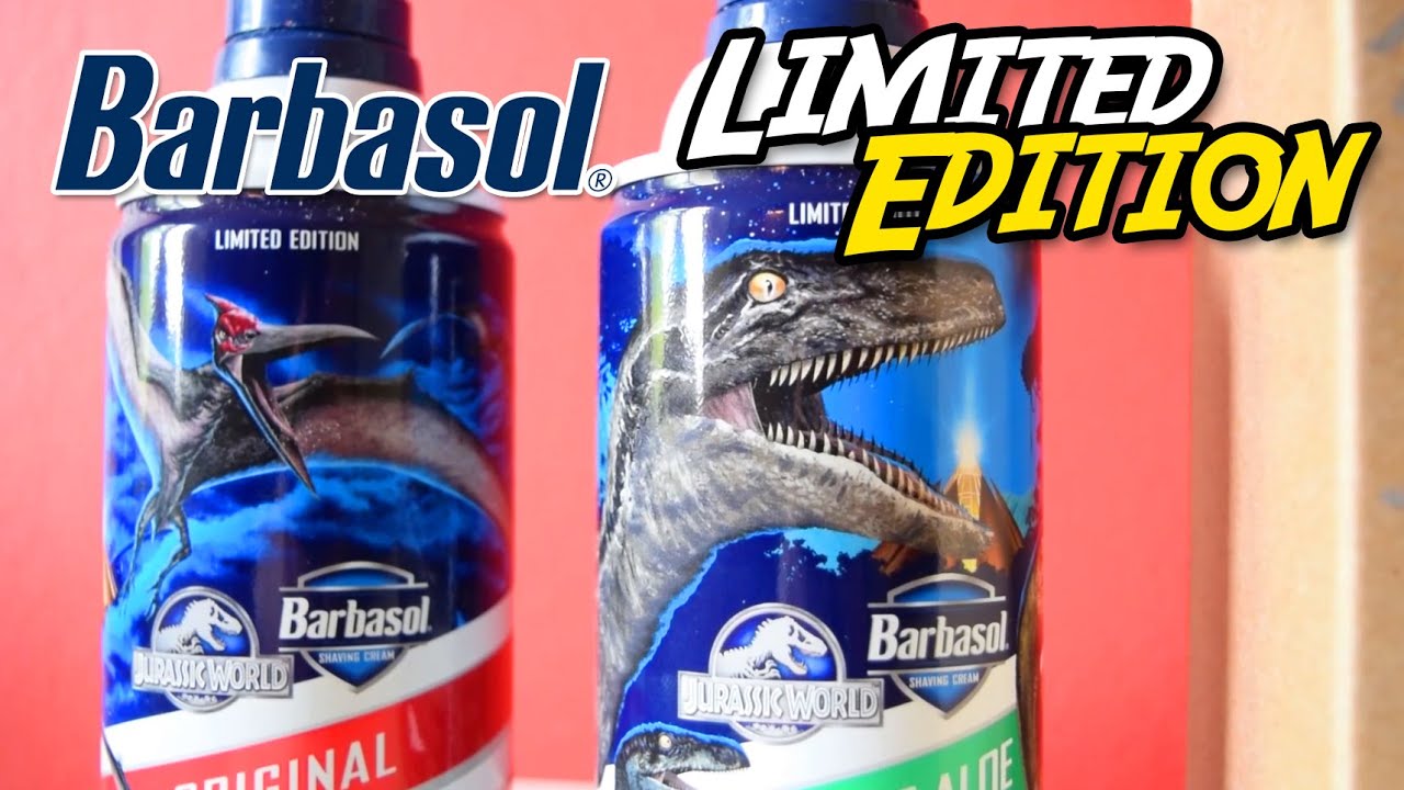 JURASSIC WORLD® Barbasol® Shaving Foam Cans Collection Limited