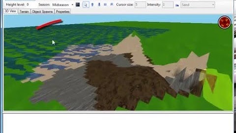 3D Terrain Editor Demo