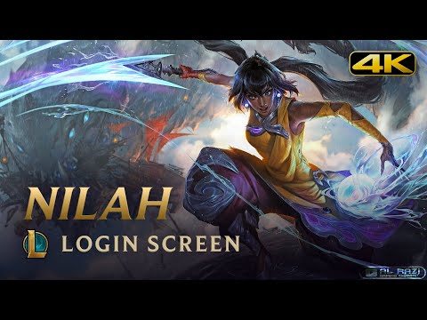 Nilah, the Joy Unbound | Login Screen | 4K Animated Splash Art - League of Legends