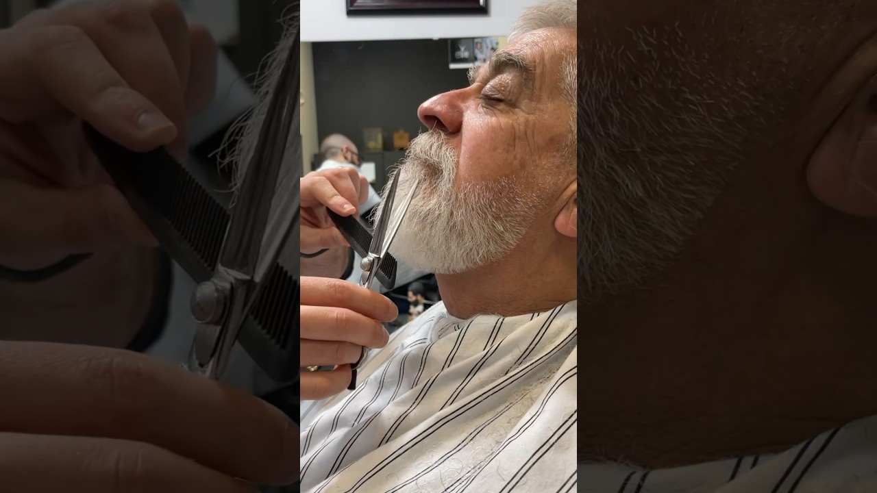 BARBER  details beard trim 💈 