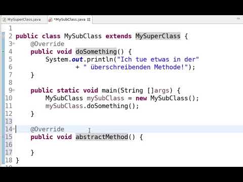 Video: Warum verwenden wir @override in Java?