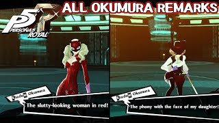 All Okumura Remarks - Persona 5 Royal