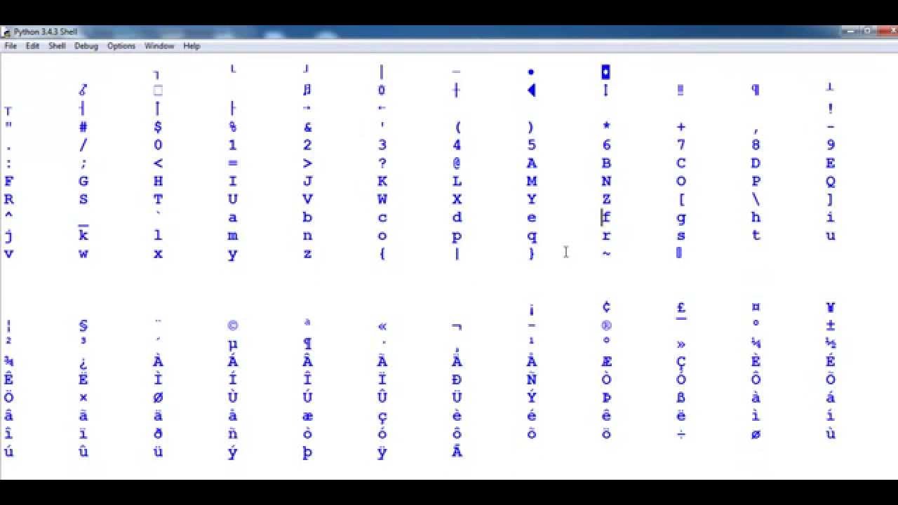 Ascii Chart Python