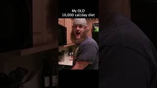 My old 10,000 calorie / day diet 😳