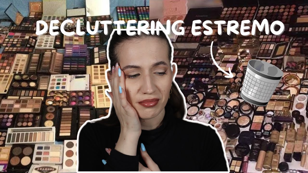 E' ORA DI BUTTARE TUTTO 🗑️⚠️ - Decluttering ita EP.2 Palette occhi, mascara, ombretti