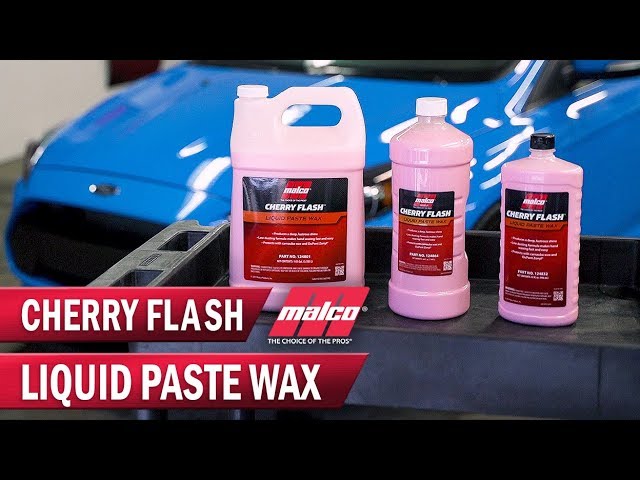 Malco Cherry Flash - Cera líquida en pasta para automóviles: protege y  brilla tu vehículo/la forma más fácil de encerar a mano tu coche/brillo y