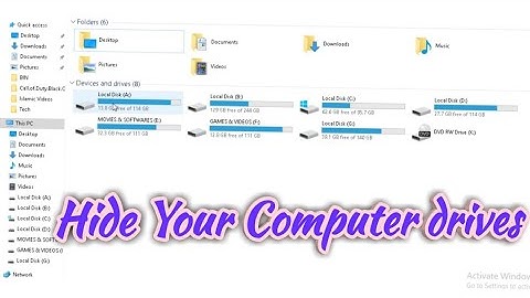 How to Hide your Computer drives in your pc... | Compu Geeks