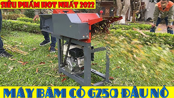 Xem Nhanh Máy Băm Cỏ G250 Đầu Nổ Hoạt Động Hiệu Quả