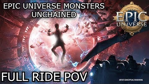 ‼️MONSTERS UNCHAINED FULL RIDE POV EPIC UNIVERSE 2025 (4K FIXED)