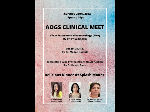 AOGS CLINICAL MEET