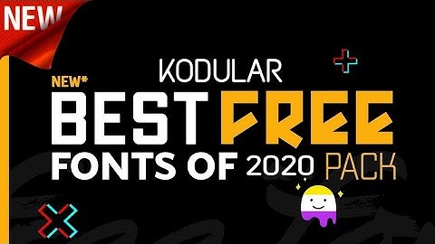kodular | top 4 free custom font for must use in app ui | kodulaluamr custom font