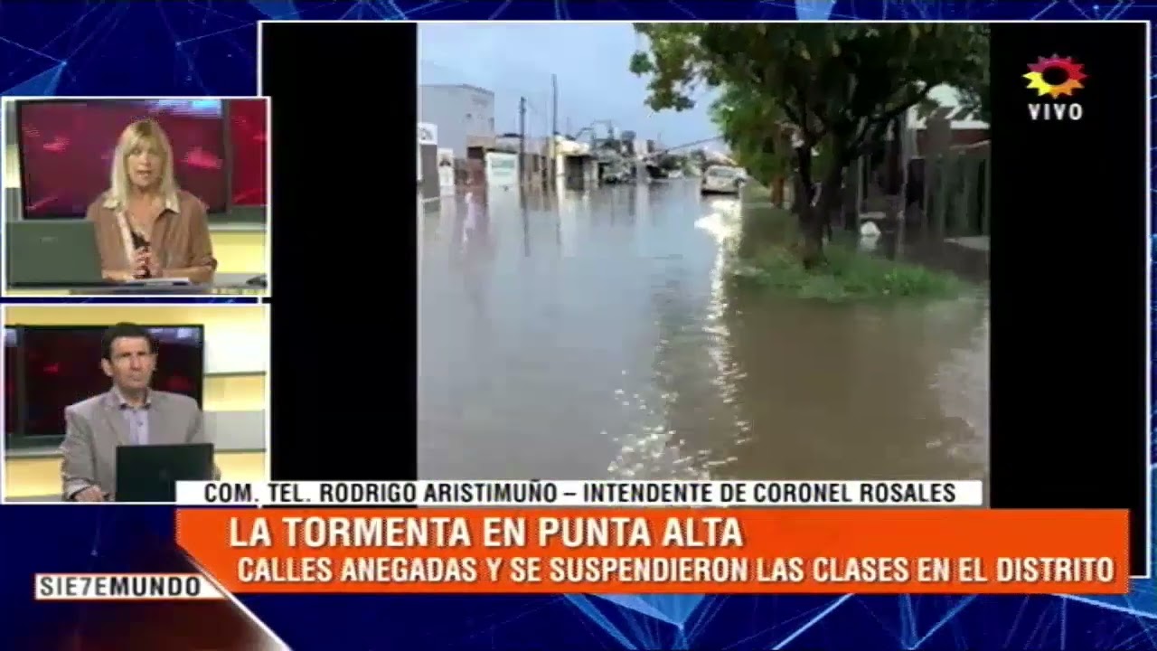 La tormenta en Punta Alta  Rodrigo Aristimuño