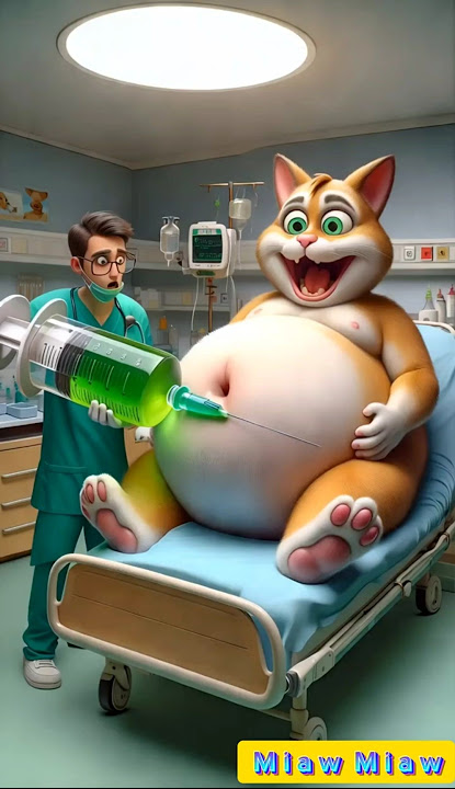 ❤️Evolution of baby: Pregnant Cat on hospital with Doctor 😍🥰 Miaw Miaw✅ #cat #cute #love #shorts