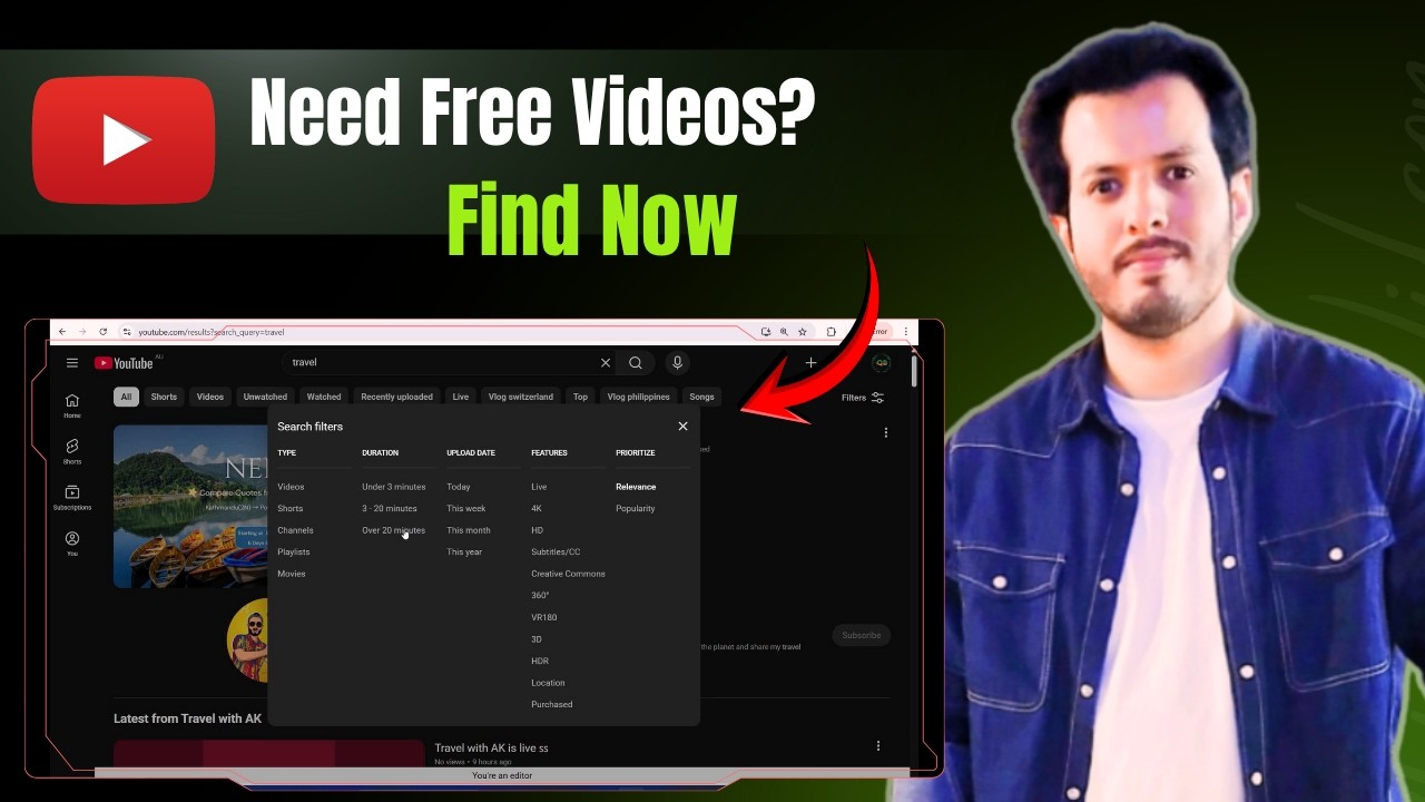How To Find Creative Commons Videos on YouTube (Reuse Legally) - YouTube