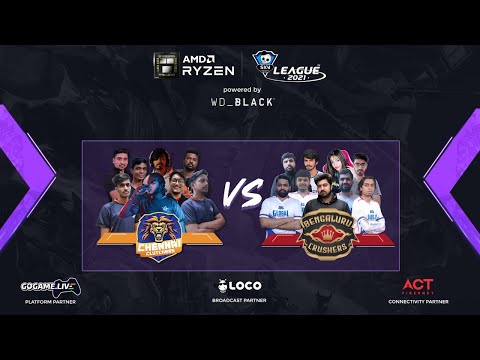 | HINDI | Chennai Clutchers vs Bengaluru Crushers | AMD Ryzen Skyesports League 2021 | Day 19