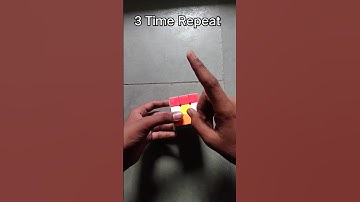 Rubik cube solve in 3 time repeat #shorts