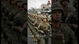 Beautiful Military Personnel From Peru Shine In Parade