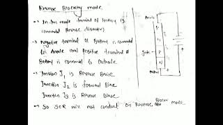 SCR , reverse blocking mode , forward conduction mode