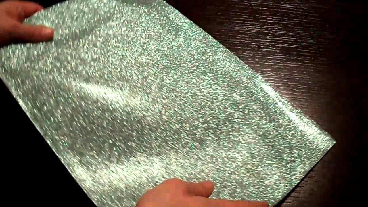 Stunning Ice Blue Glitter Fabric Placemats YouTube
