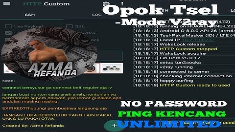 OPOK TELKOMSEL V2RAY UNLIMITED - Http Costum