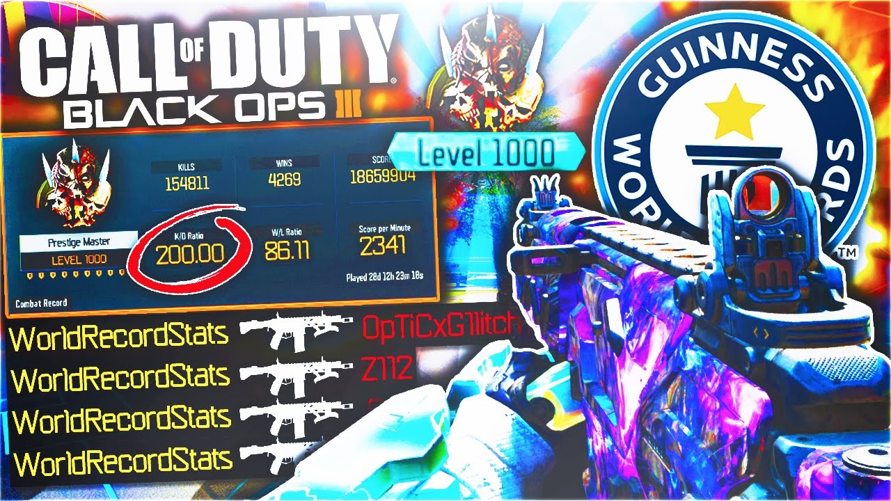 Call Of Duty Black Ops 3 Stats Tracker BLACK OPS 3 NEW 53.08 KD! - WORLDS HIGHEST BLACK OPS 3 STATS CALL OF