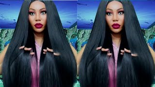 How To Straighten Your Hair Perfectly With Titanium Flat Iron  No  More Frizz😍😍😍