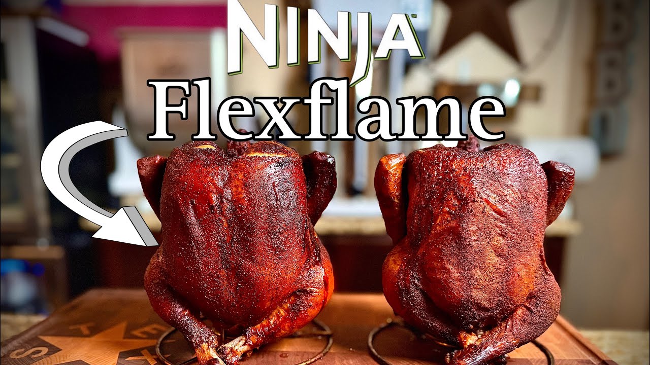 Ninja FlexFlame Outdoor Cooking System First Cook - Beer Can