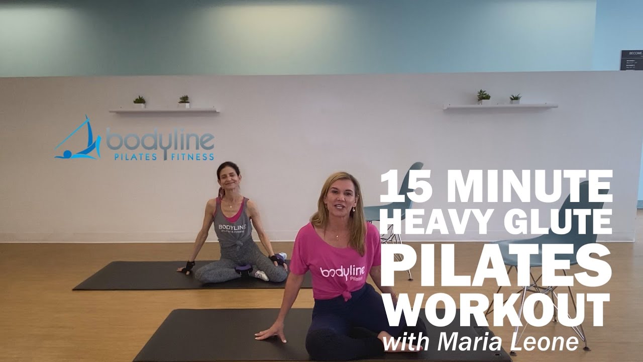 15Minute Pilates Glute Workout Pilates Glute Exercises with Maria Leone YouTube