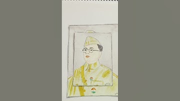 how to draw Netaji- Republic day drawing #drawing #shorts #viral#trending