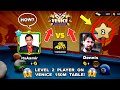 I found a level 2 player on venice table in 8 ball pool  hacks