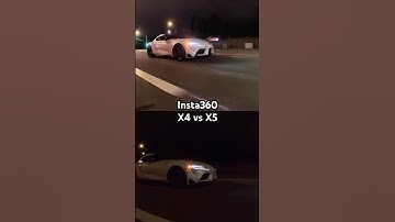 insta360 X4 vs X5 Night Drive💥 what difference do you see?? 🤯 @insta360 #drexlee #insta360x5