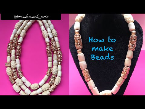 Video: How To Weave A Coral Necklace From Beads