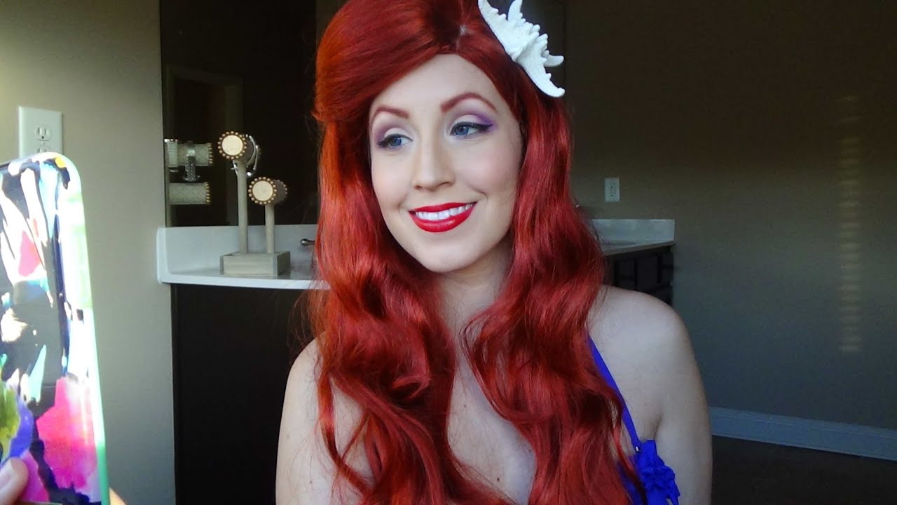 Ariel Makeup & Wig Tutorial YouTube