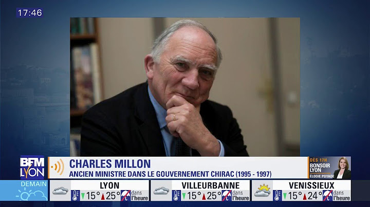 Charles Millon réagit à la mort de Jacques Chirac