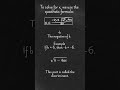 Quadratic Equation Formula Proof Explained#mathshorts #mathtricks #quadraticequation