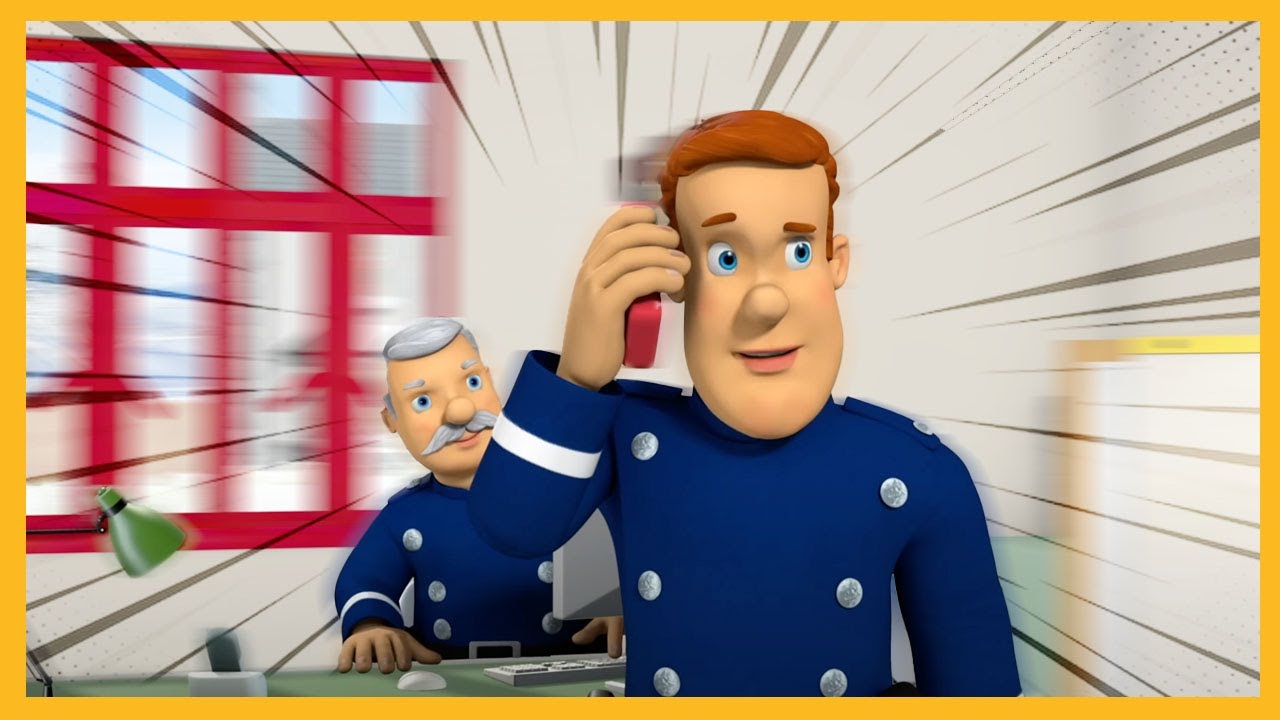 Sam krijgt een telefoontje 🔥 Nieuwe Brandweerman Sam videos