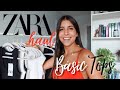 ZARA HAUL - THE BEST BASIC TOPS TRY ON  - AUTUMN 2021 | DANI RICCI