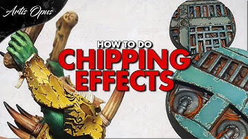How to Paint: CHIPPING & BATTLE DAMAGE