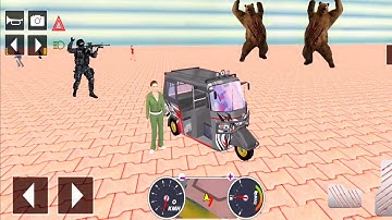 Tuk Tuk auto rickshaw driver 3D game - #163 auto rickshaw driving game - Android iOS Gameplay
